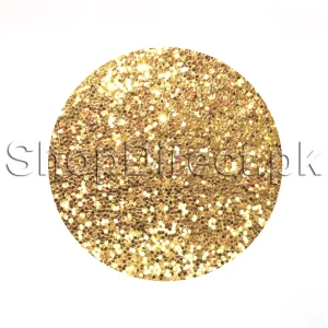 Golden Round Glitter for Art Craft & Decorations 50 Grams