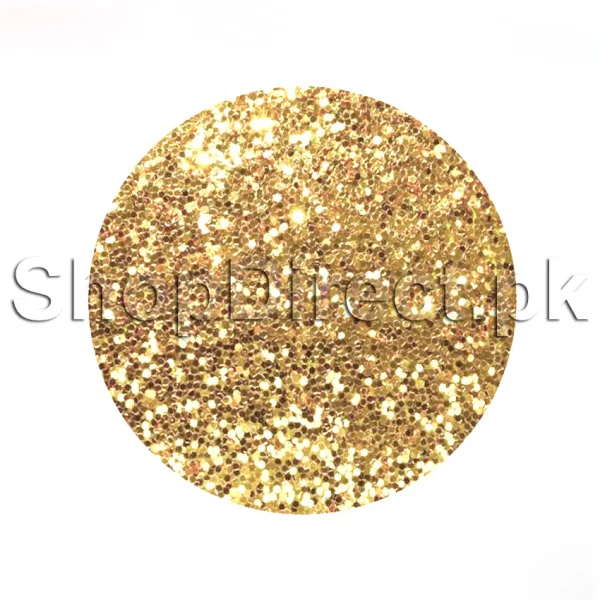 Golden Round Glitter for Art Craft & Decorations 50 Grams