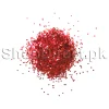 Shiny Red Round Glitter for Artwork and Crafting